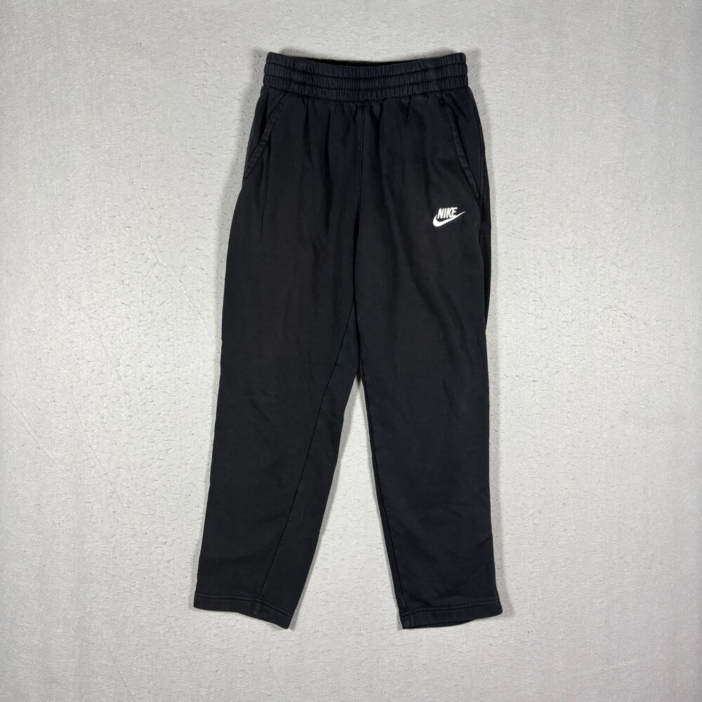 Nike Sweatpants Black Fleece Athletic Loose Fit Boys Youth Large L